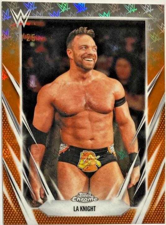 LA Knight [Orange Refractor] #87