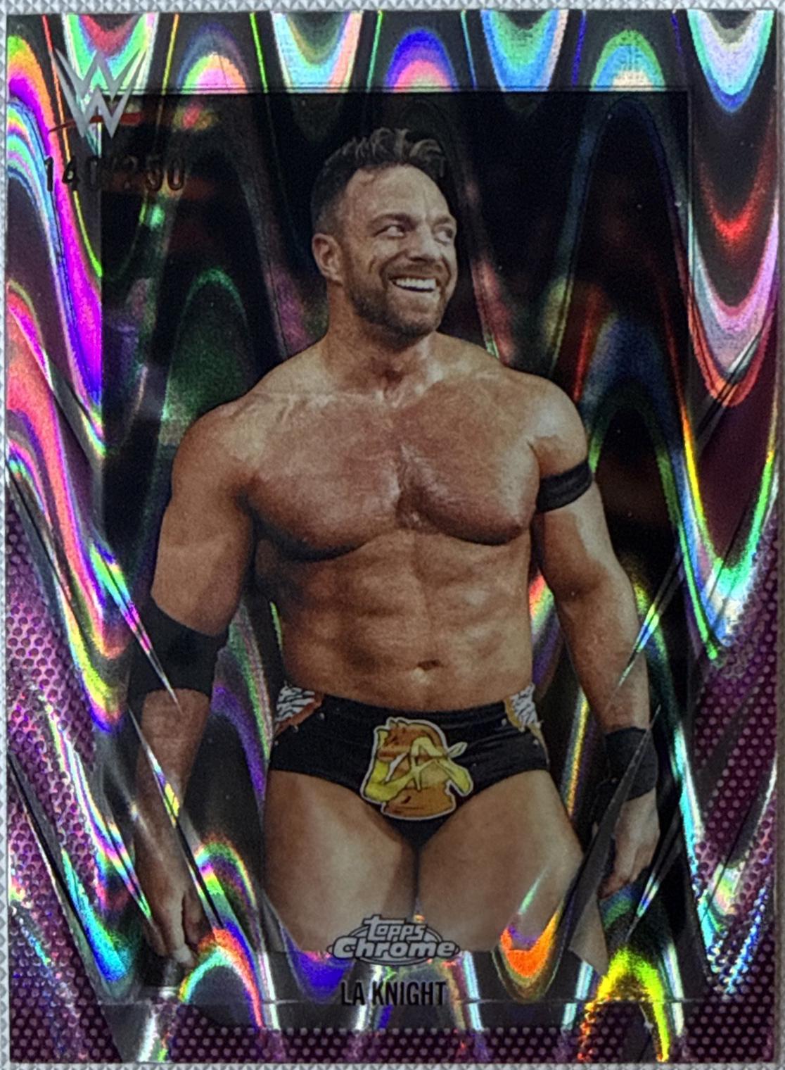LA Knight [Pink Refractor] #87