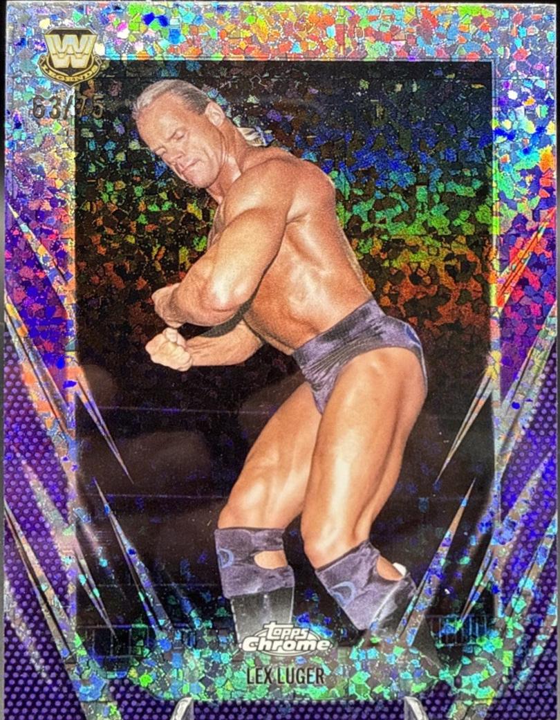 Lex Luger [Purple Mini Diamond Refractor] #125