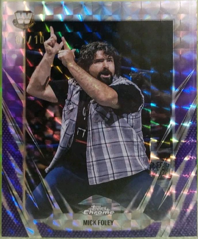 Mick Foley [Purple Geometric] #135