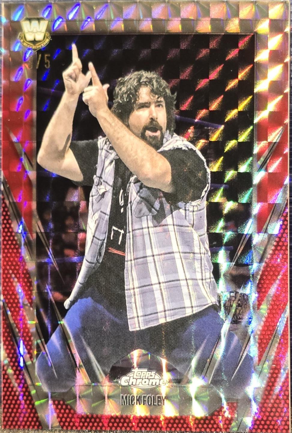 Mick Foley [Red Geometric] #135