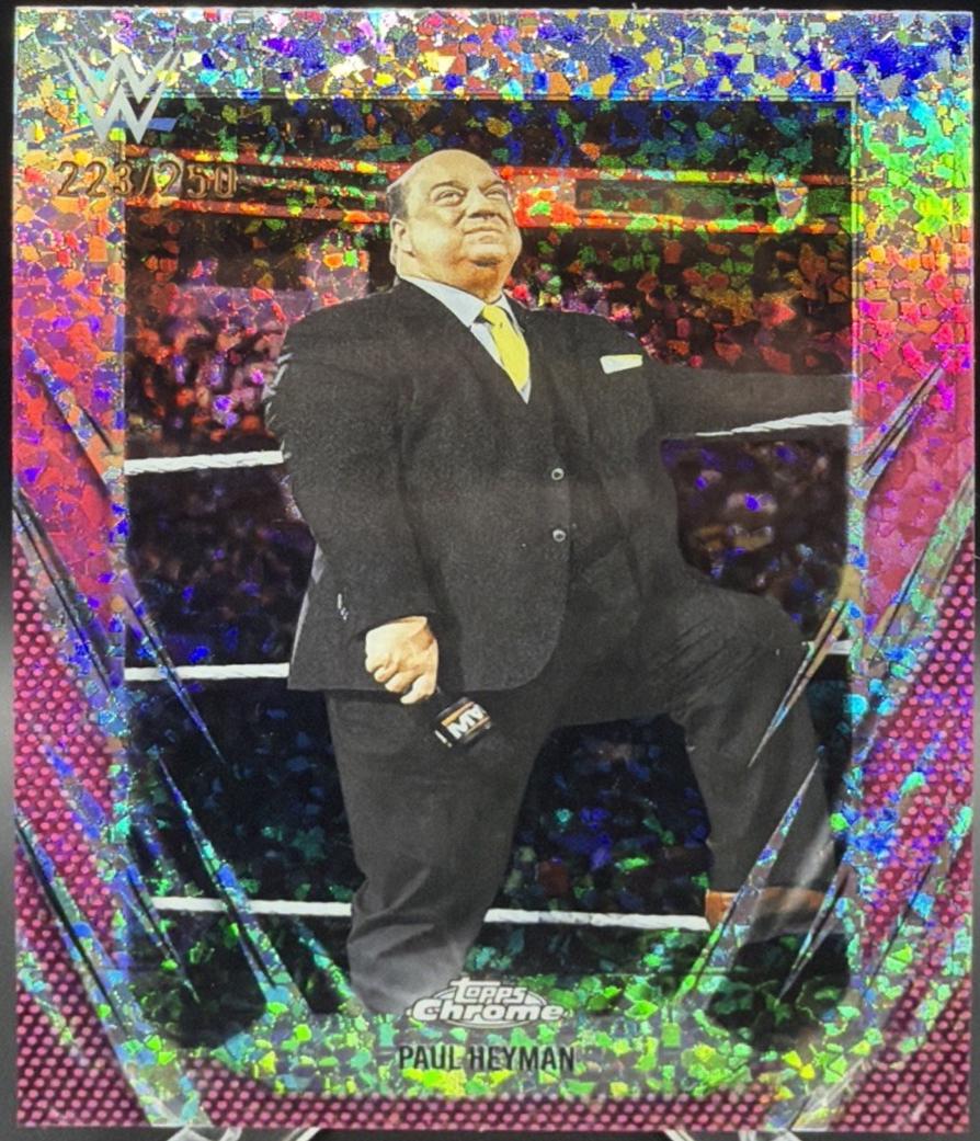 Paul Heyman [Pink Mini Diamond Refractor] #44