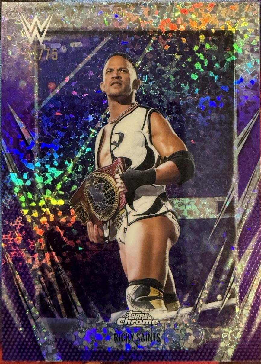 Ricky Saints [Purple Mini Diamond Refractor] #94