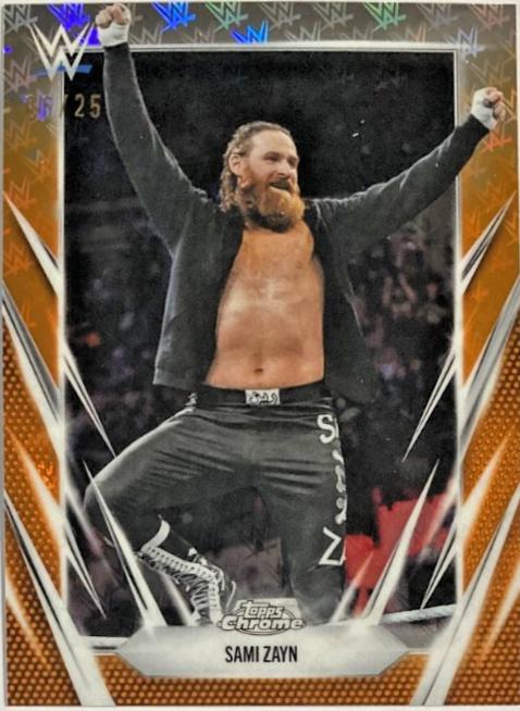 Sami Zayn [Orange Refractor] #67