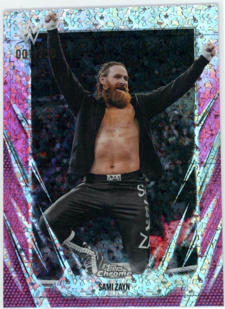 Sami Zayn [Pink Mini Diamond Refractor] #67