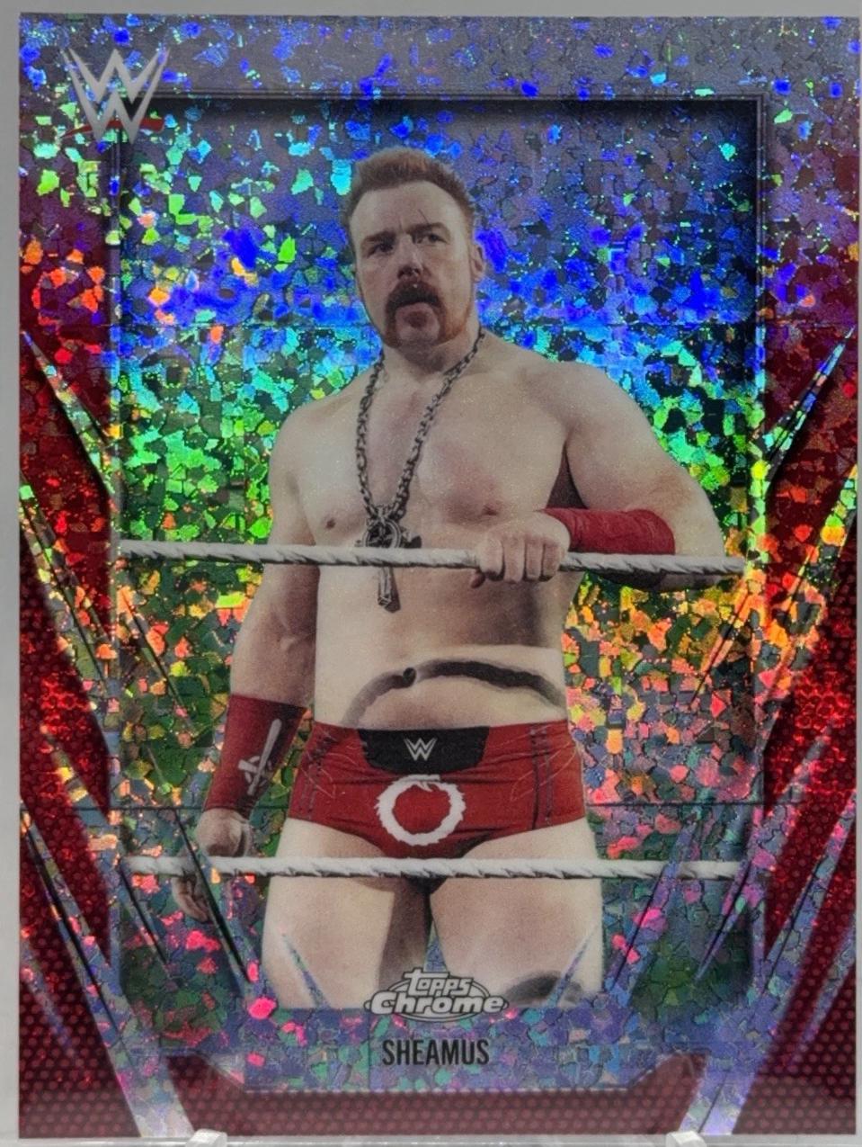 Sheamus [Red Mini Diamond Refractor] #69