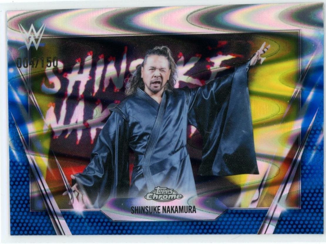Shinsuke Nakamura [Blue RayWave Refractor] #36
