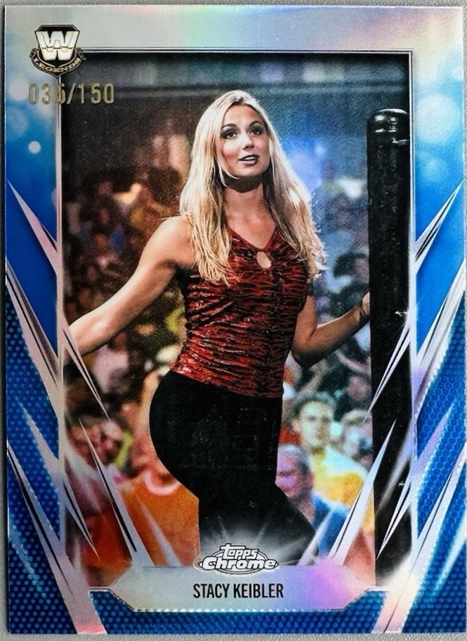 Stacy Keibler [Blue Refractor] #121