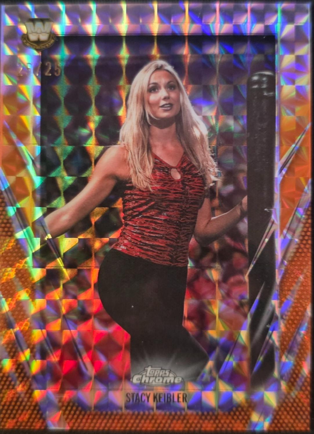 Stacy Keibler [Orange Geometric] #121