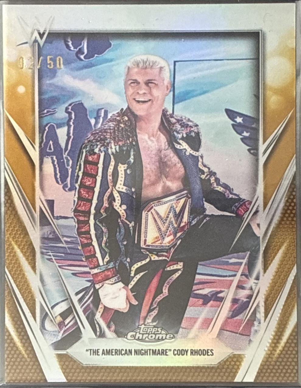 The American Nightmare Cody Rhodes [Gold Refractor] #21