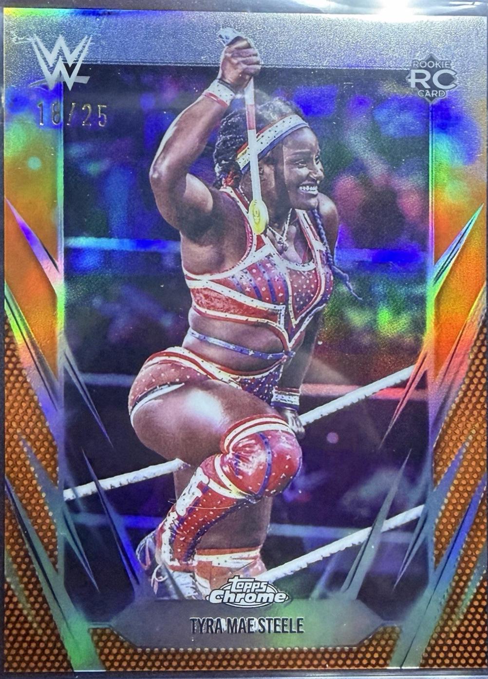 Tyra Mae Steele [Orange Refractor] #144