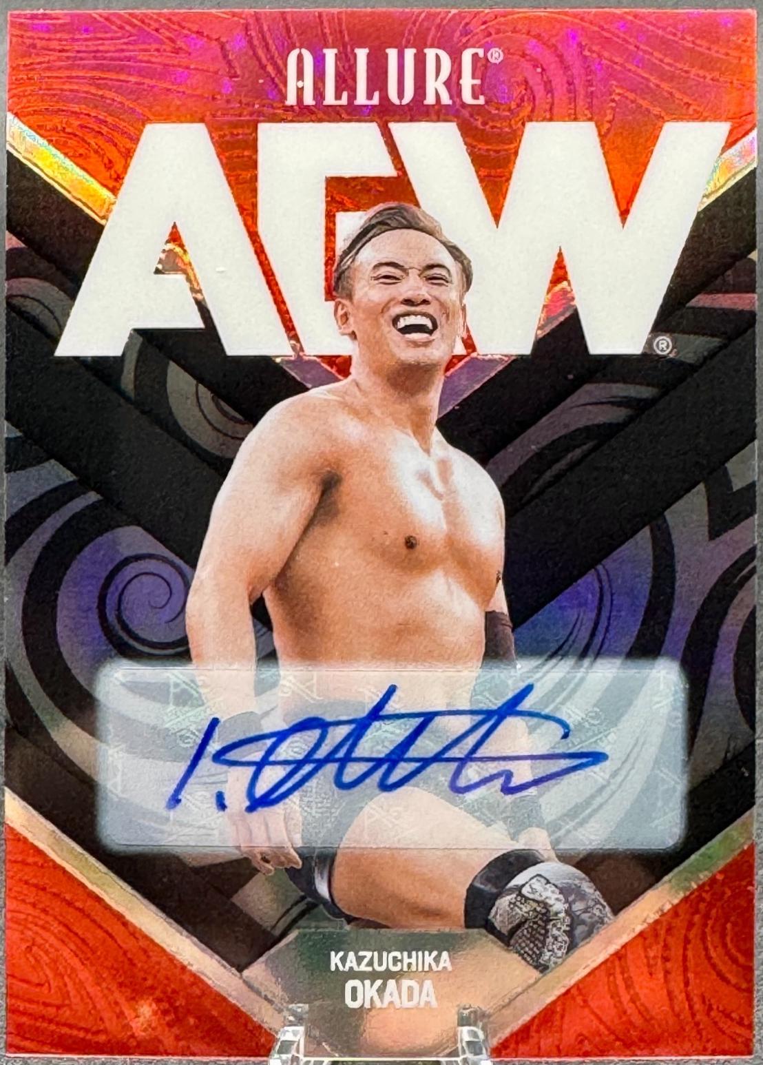 Kazuchika Okada [Red Autograph] #34
