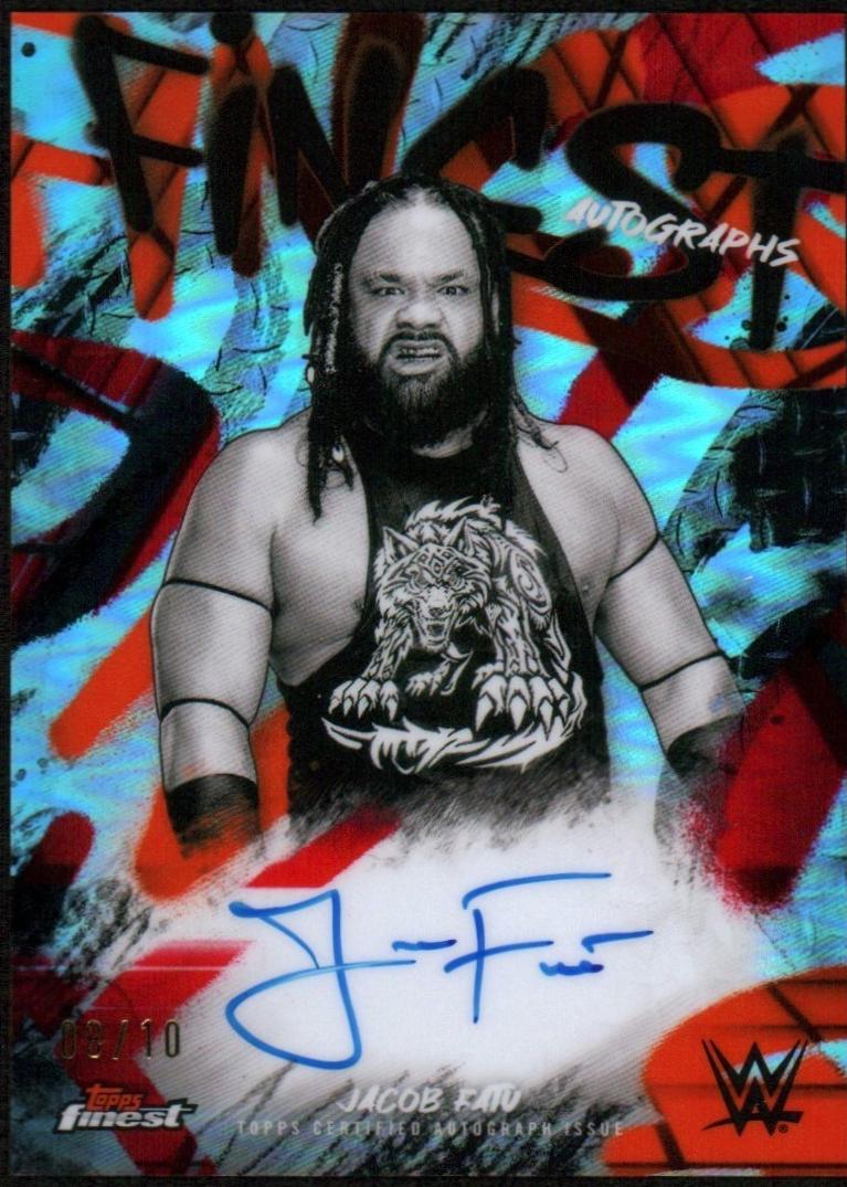 Jacob Fatu [Red Black Vapor Refractor] #FA-FTU