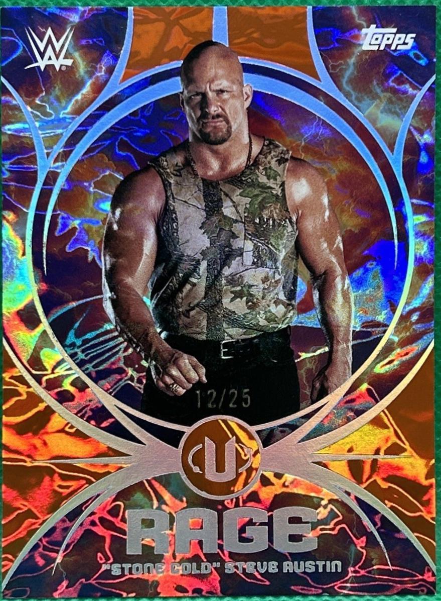 Stone Cold Steve Austin [Orange Warp] #RA-12