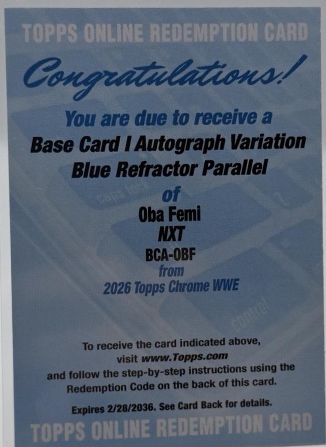 Oba Femi [Blue] #BCA-OBF
