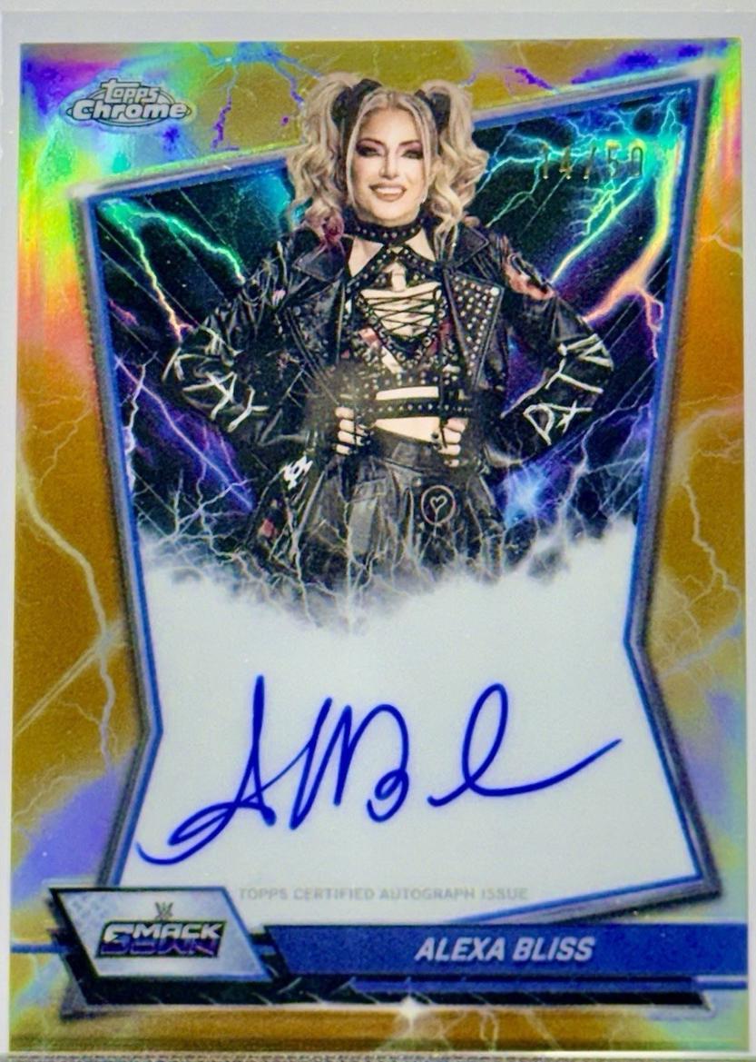 Alexa Bliss [Gold Refractor] #BBA-BLI