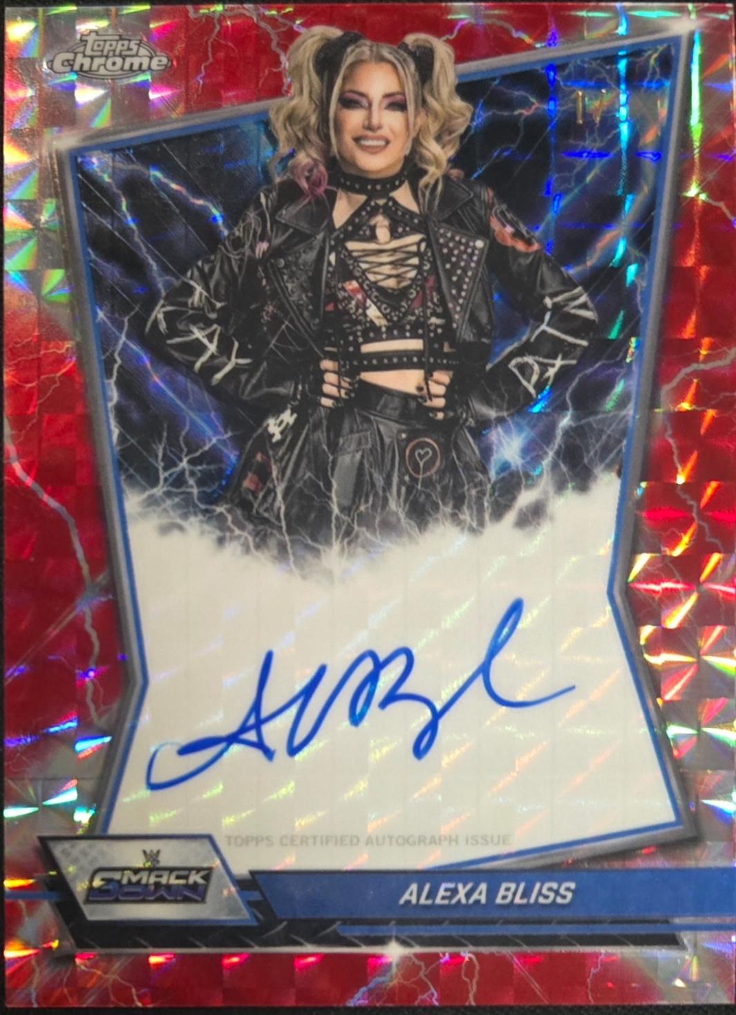 Alexa Bliss [Red Geometric Refractor] #BBA-BLI
