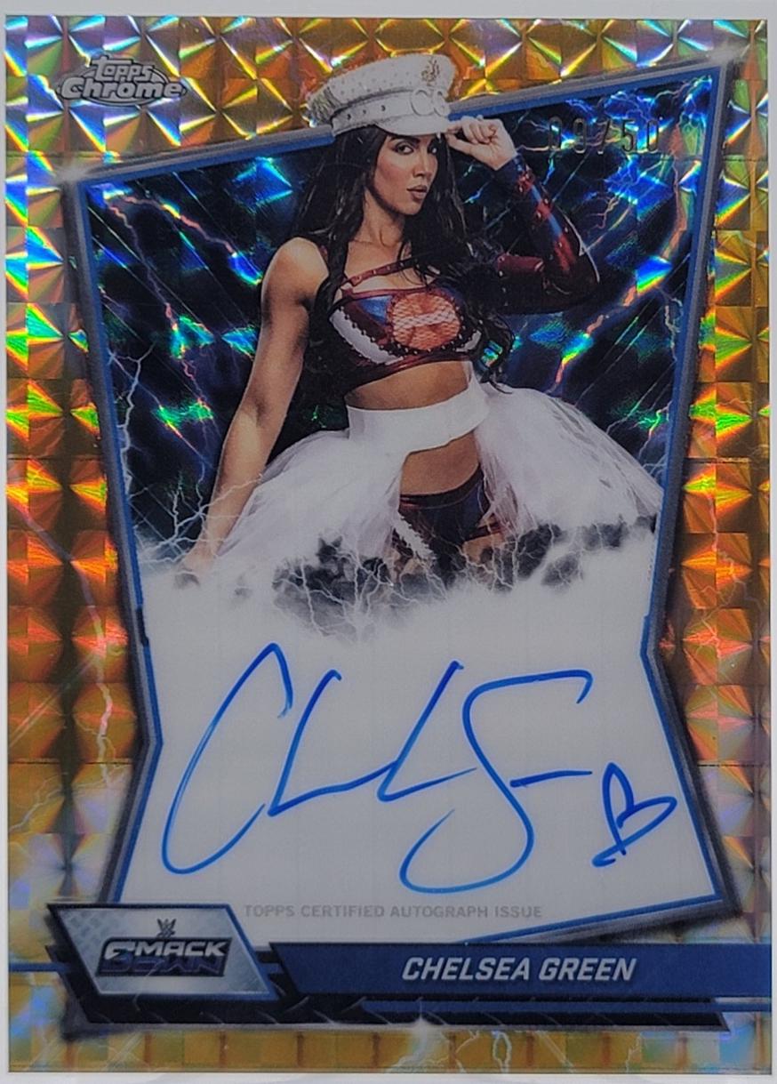 Chelsea Green [Gold Geometric Refractor] #BBA-CHE