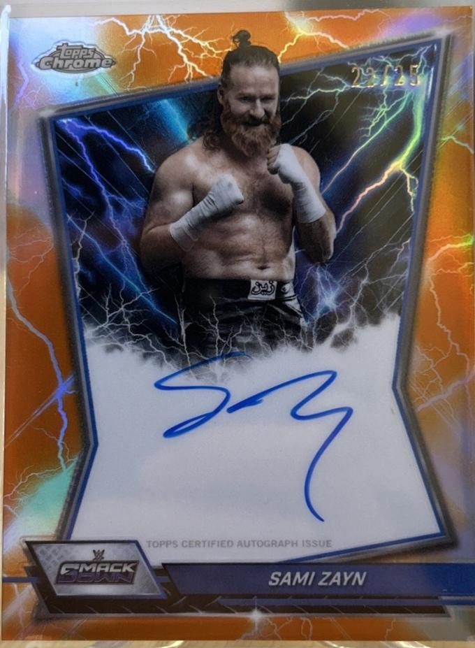 Sami Zayn [Orange Refractor] #BBA-SAM