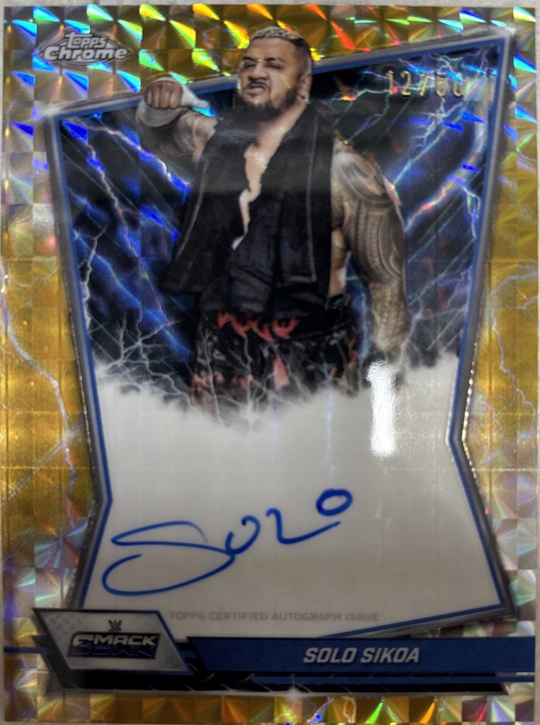 Solo Sikoa [Gold Geometric Refractor] #BBA-SOL