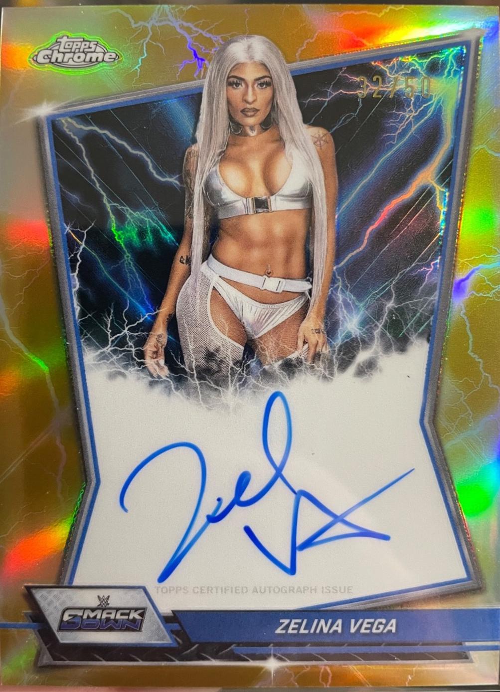 Zelina Vega [Gold Refractor] #BBA-ZEL
