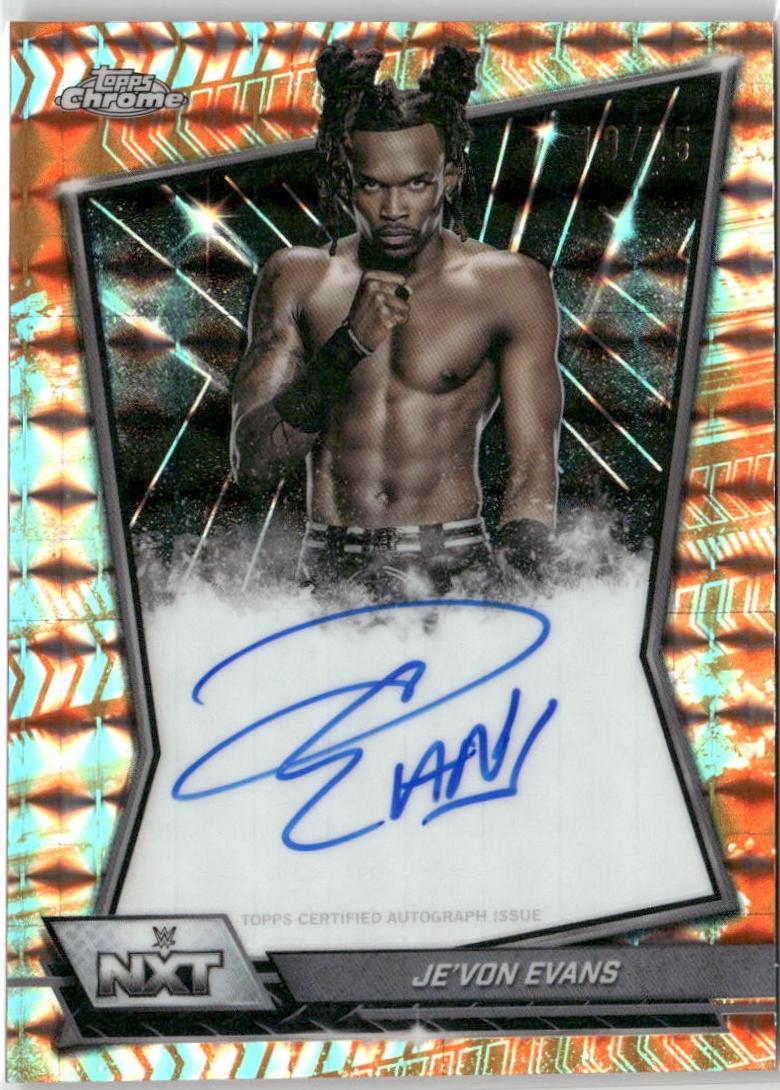 Je'Von Evans [Orange Geometric Refractor] #NXT-JEV