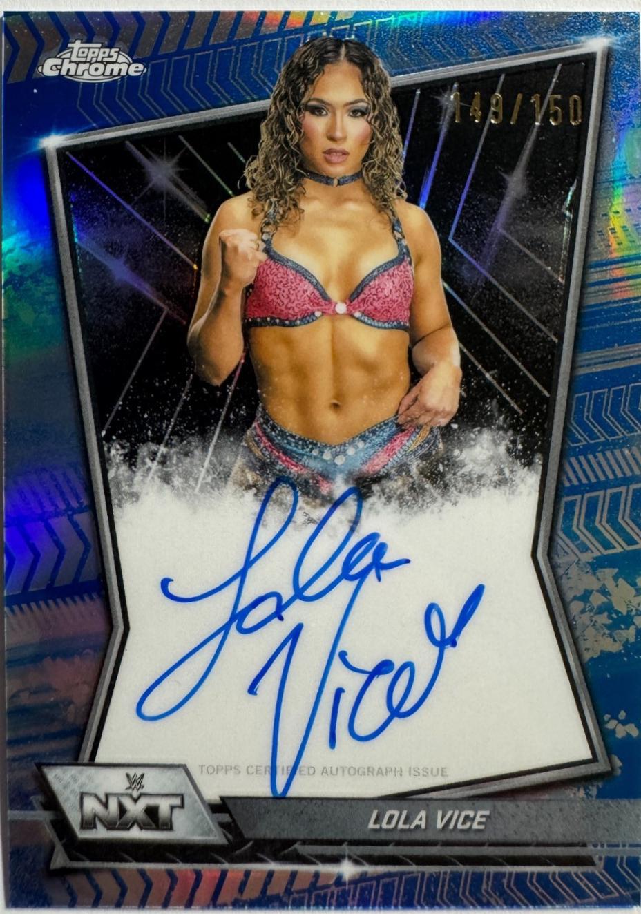 Lola Vice [Blue Refractor] #NXT-LOL