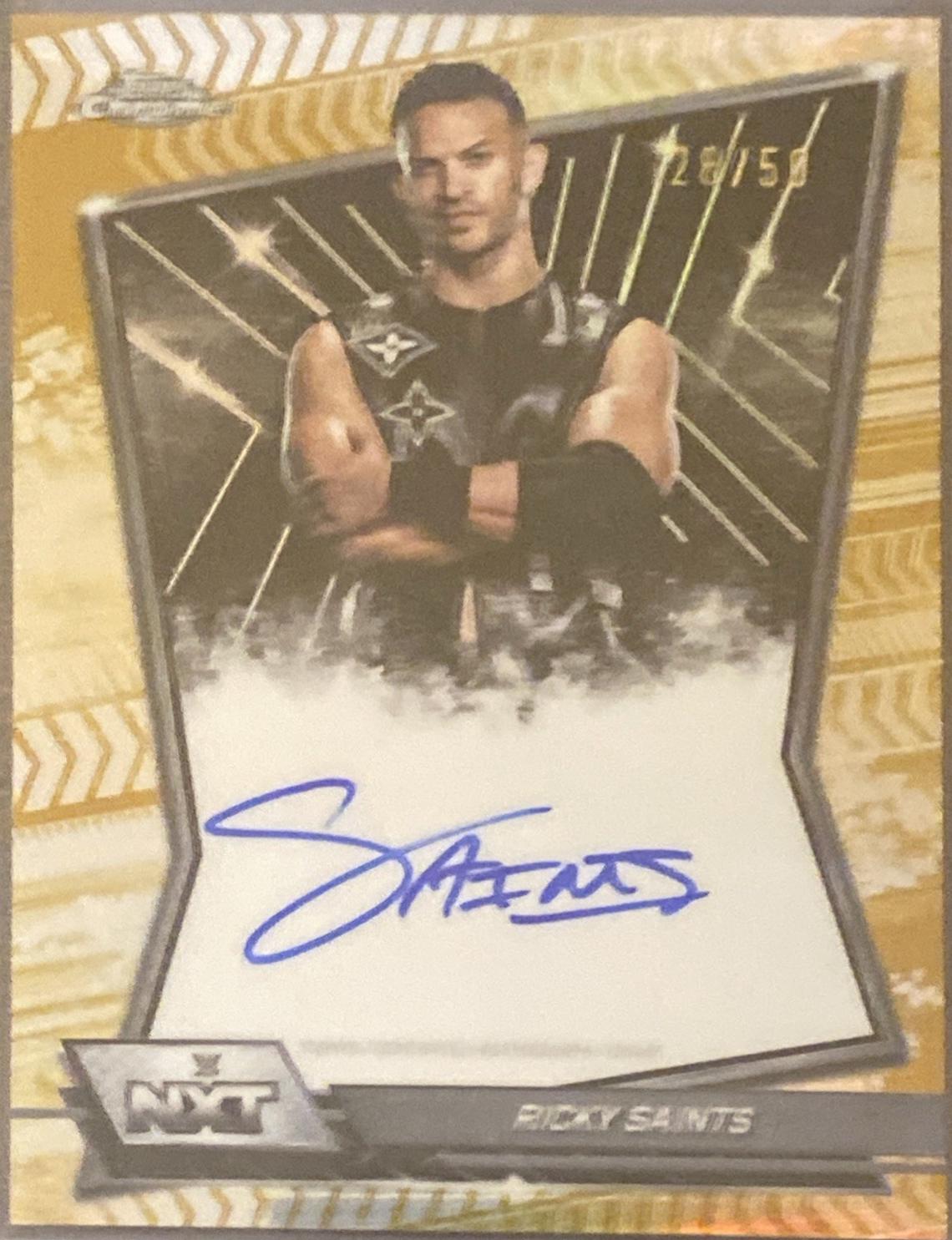 Ricky Saints [Gold Refractor] #NXT-RIC