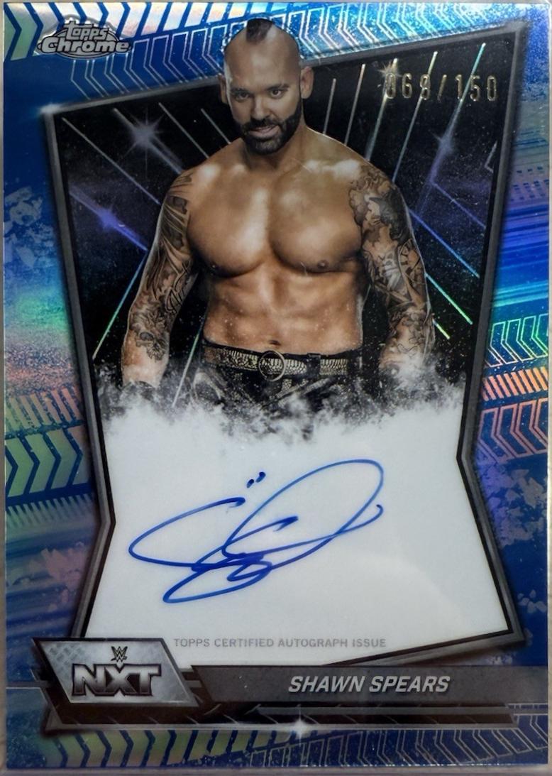 Shawn Spears [Blue Refractor] #NXT-SHA