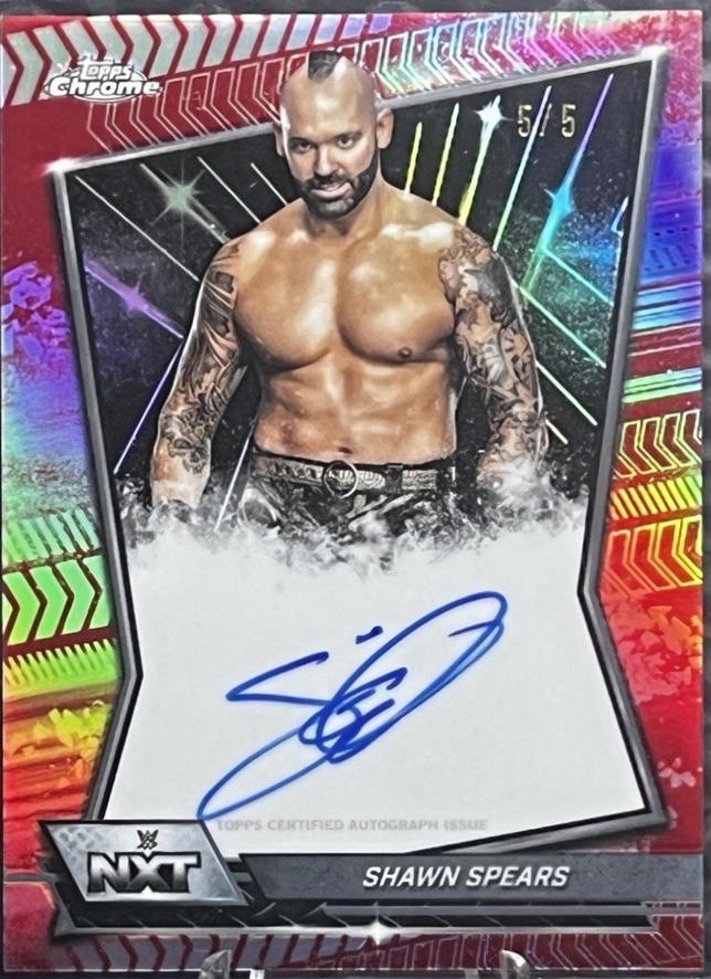 Shawn Spears [Red Refractor] #NXT-SHA