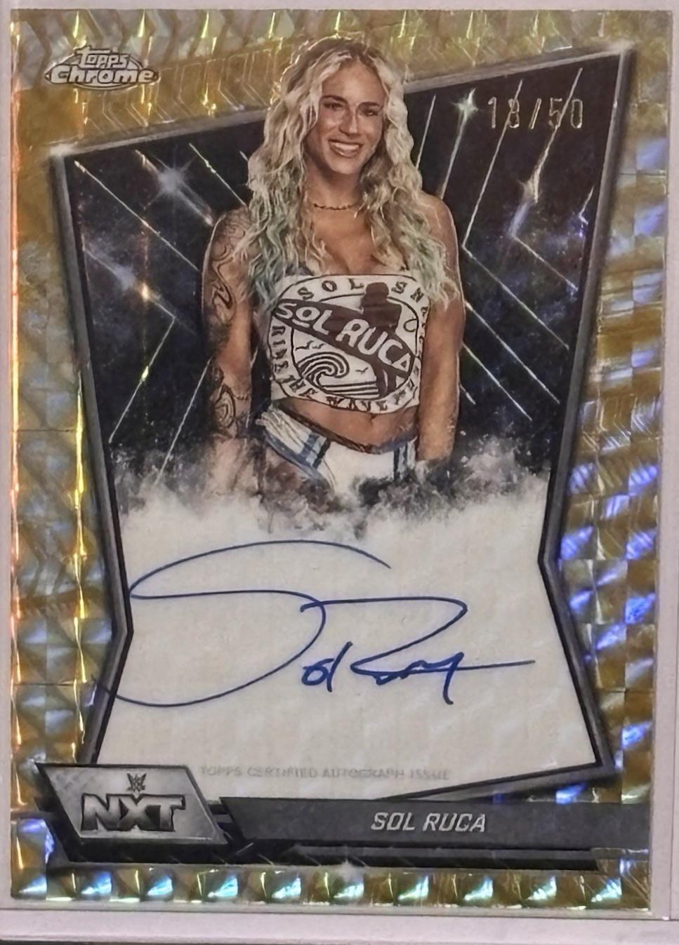Sol Ruca [Gold Geometric Refractor] #NXT-SOL