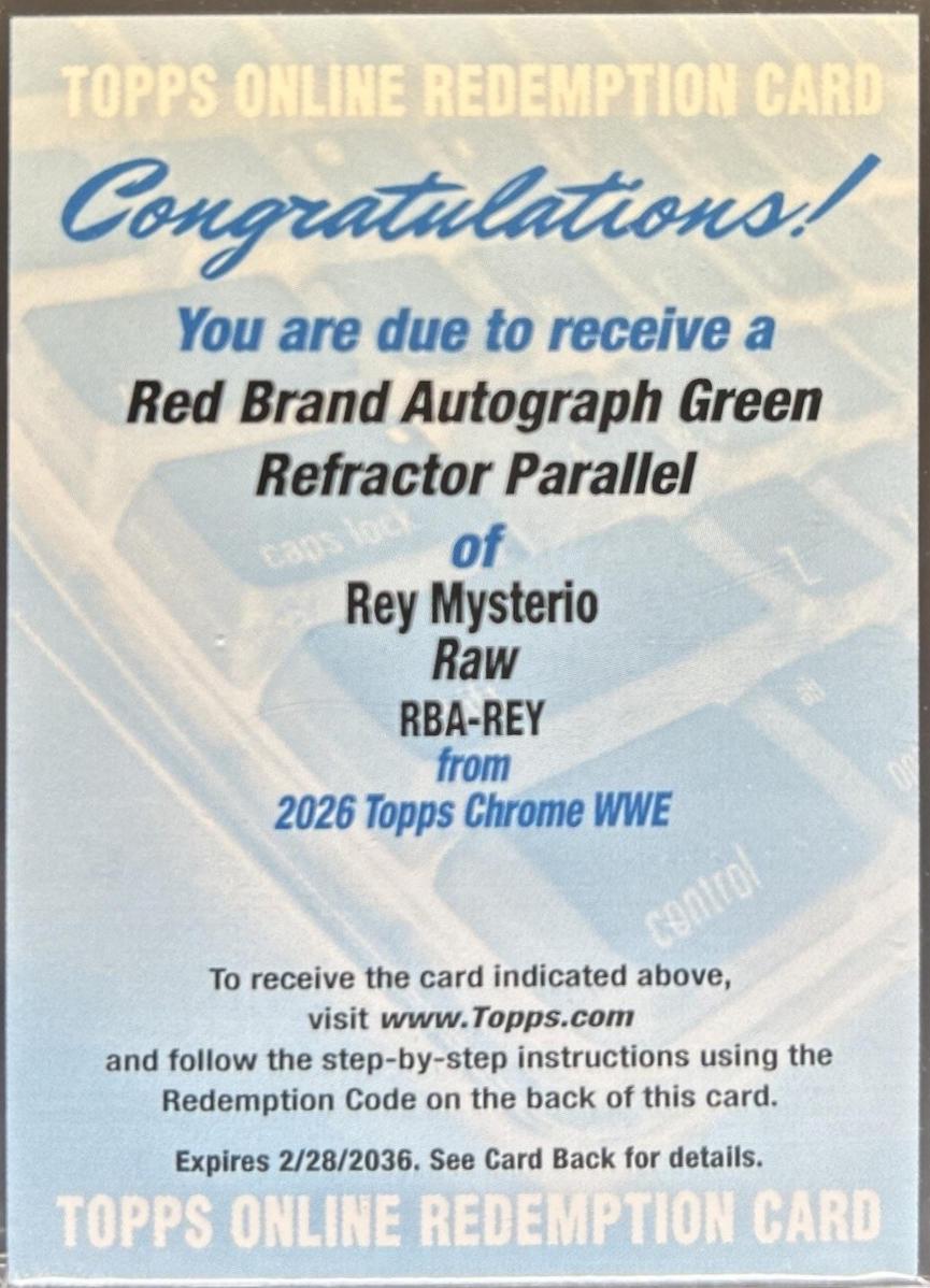 Rey Mysterio [Refractor] #RBA-REY