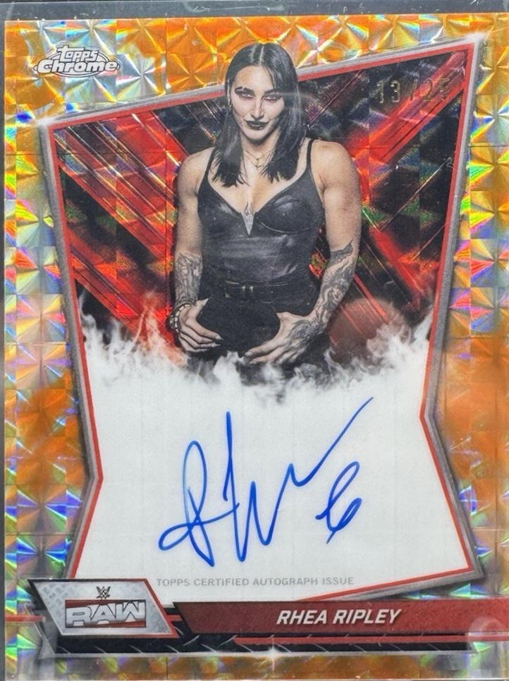 Rhea Ripley [Orange Geometric Refractor] #RBA-RHE