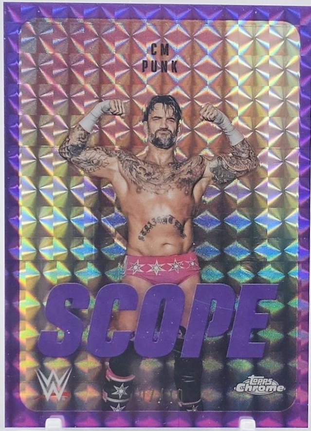 CM Punk [Purple Geometric Refractor] #SCO-40