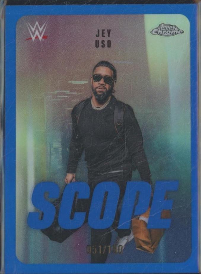 Jey Uso [Blue Refractor] #SCO-8