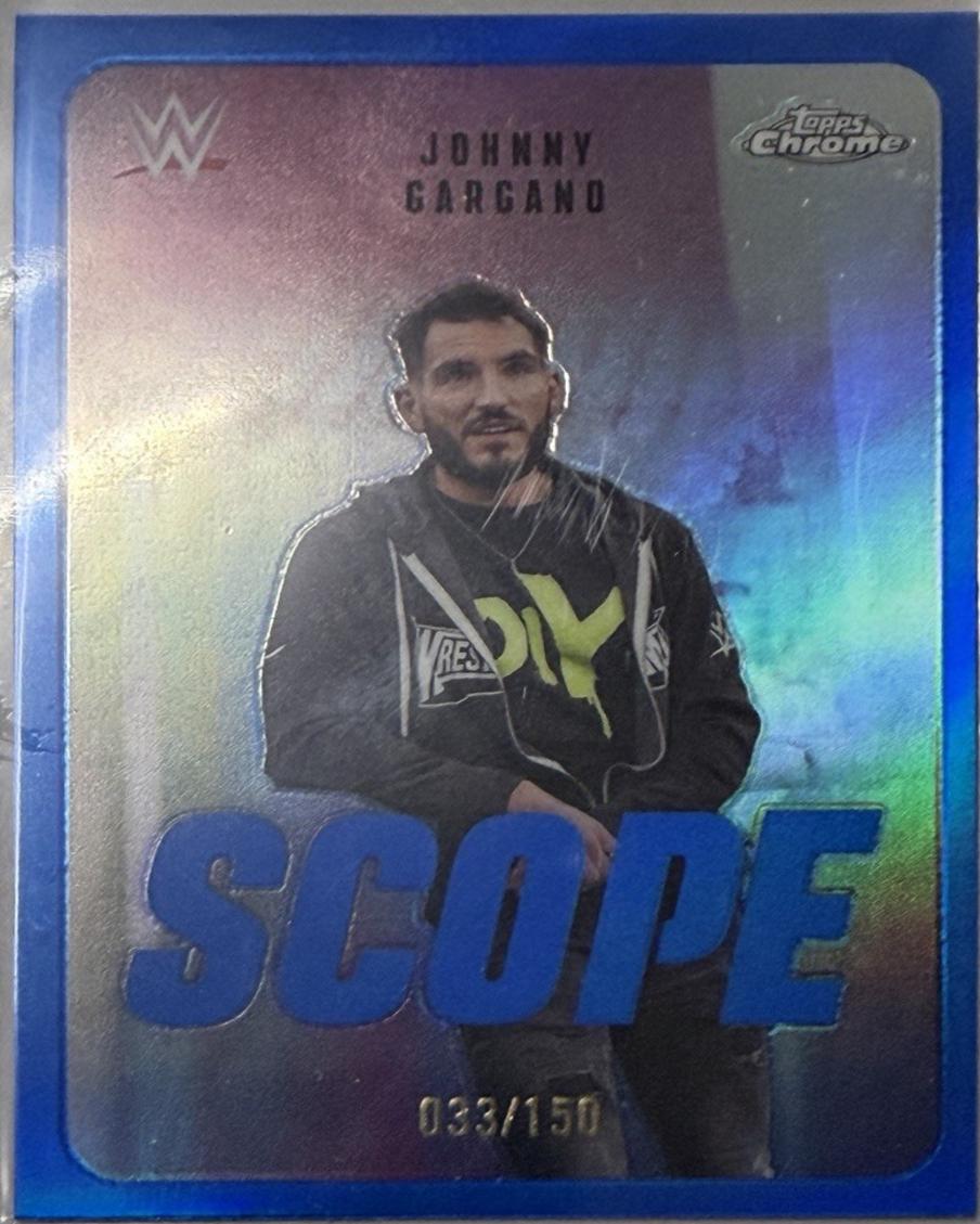 Johnny Gargano [Blue Refractor] #SCO-38