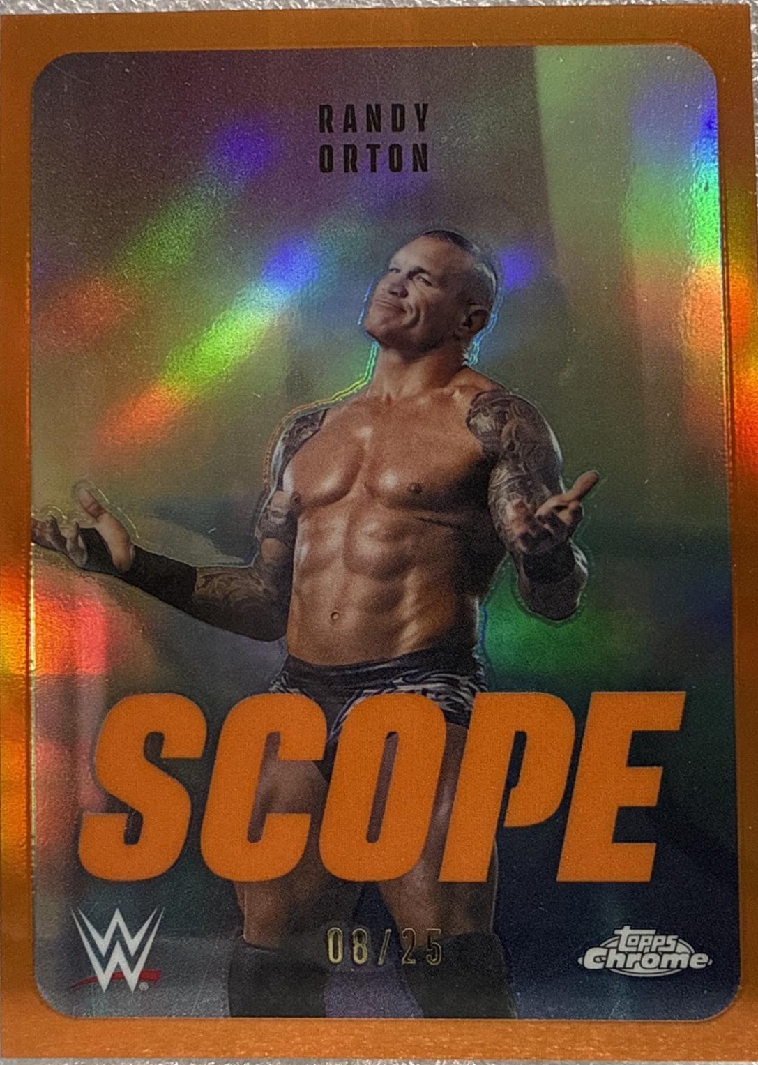 Randy Orton [Orange Refractor] #SCO-15