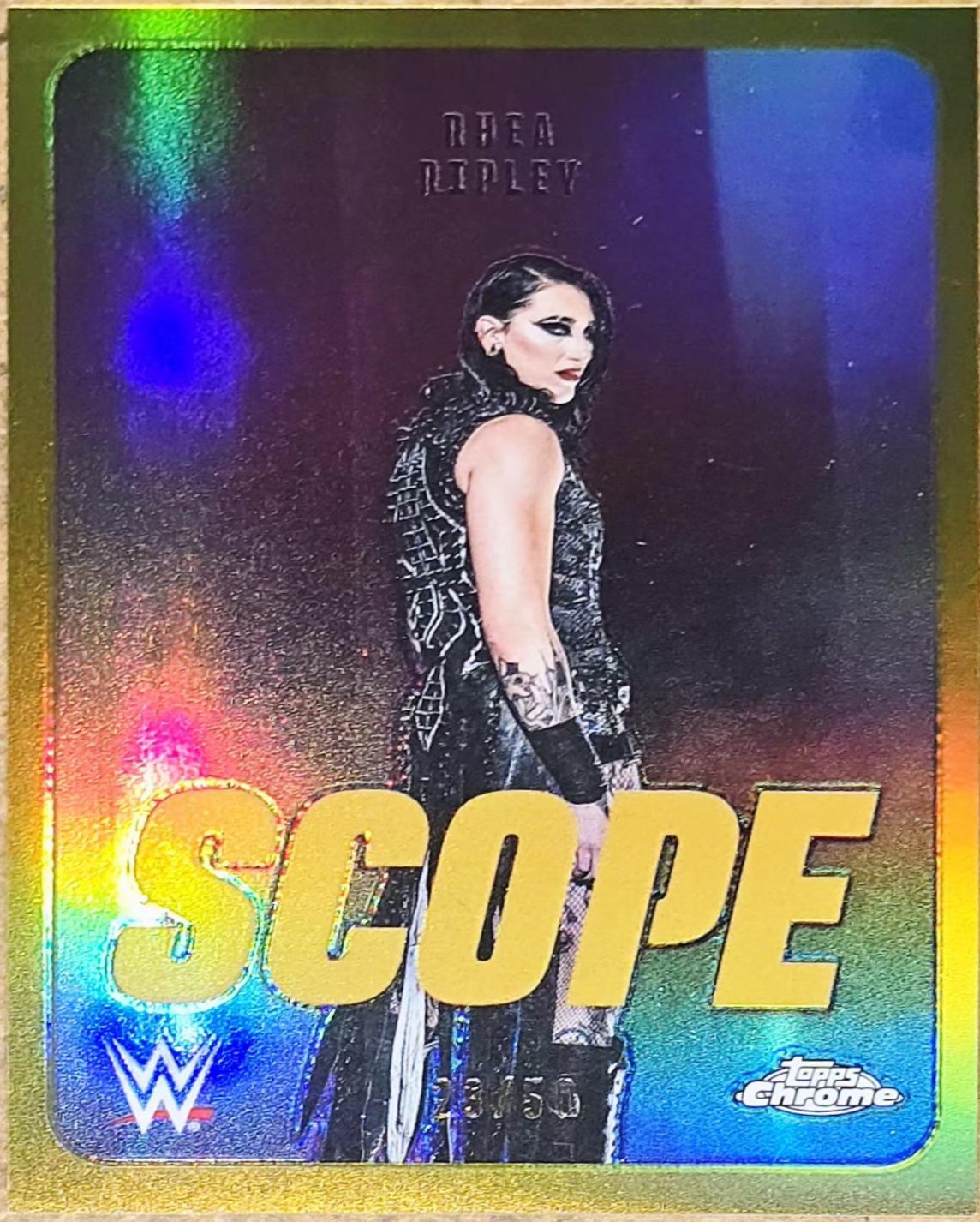 Rhea Ripley [Gold Refractor] #SCO-3