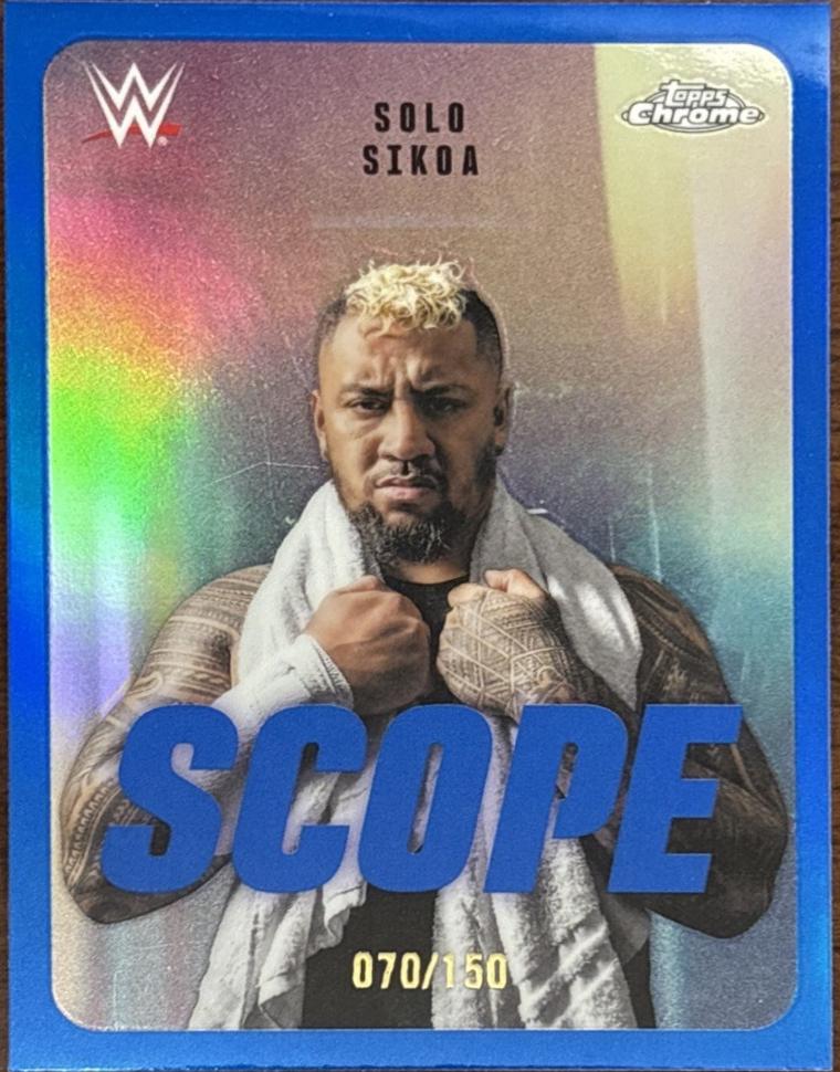 Solo Sikoa [Blue Refractor] #SCO-19