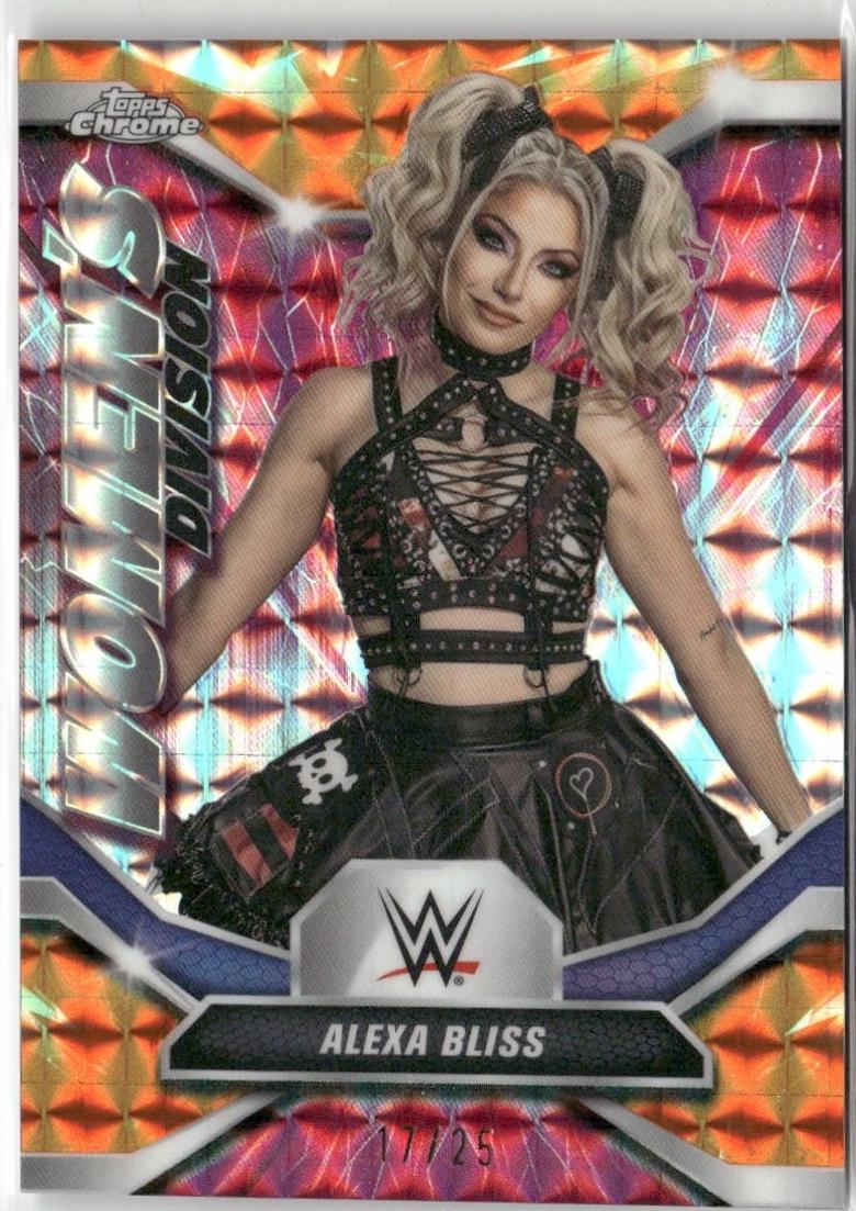 Alexa Bliss [Orange Geometric Refractor] #WDV-1