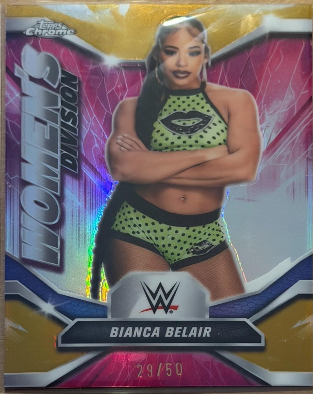 Bianca Belair [Gold Refractor] #WDV-15