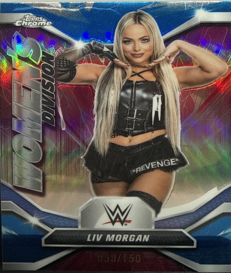 Liv Morgan [Blue Refractor] #WDV-10