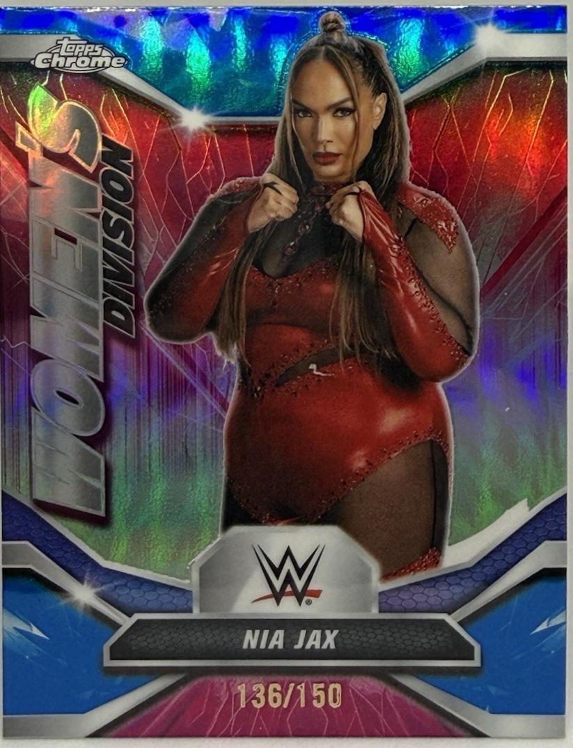Nia Jax [Blue Refractor] #WDV-37
