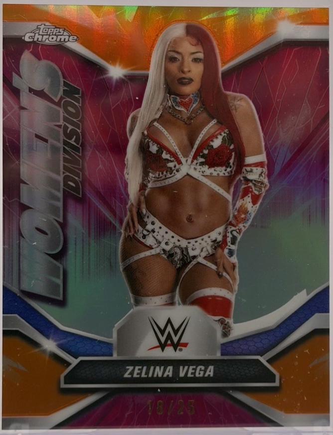 Zelina Vega [Orange Refractor] #WDV-40