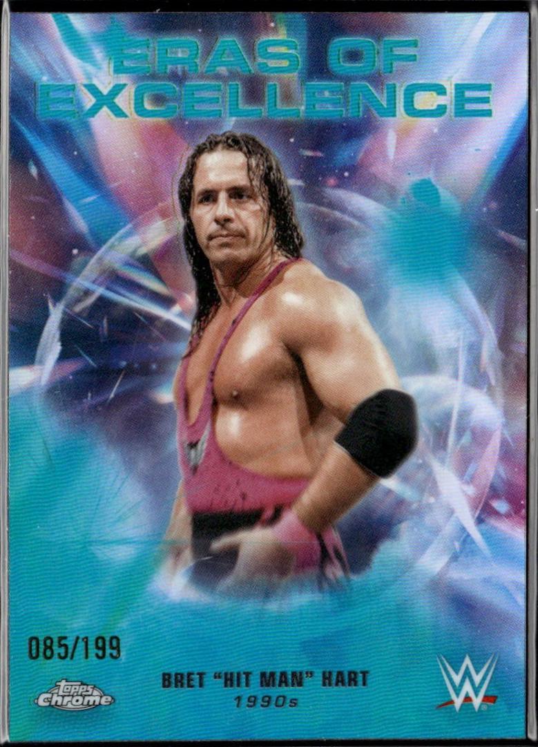 Bret Hit Man Hart [Aqua Refractor] #ERA-21