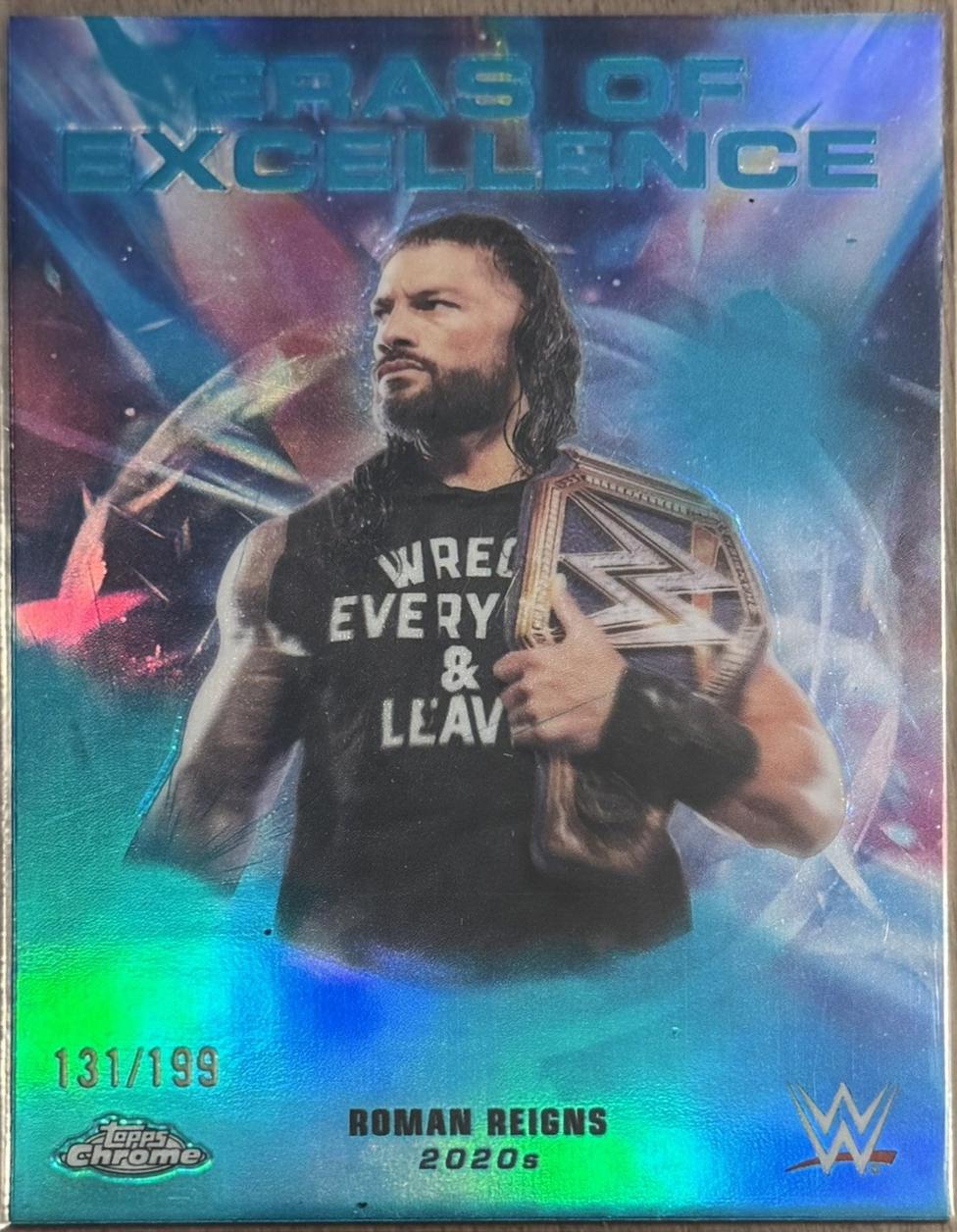 Roman Reigns [Aqua Refractor] #ERA-18