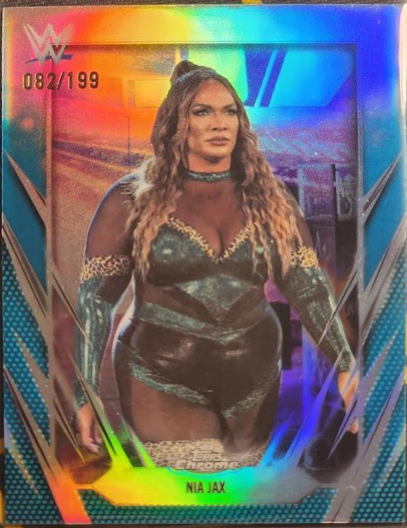 Nia Jax [Blue Refractor] #37