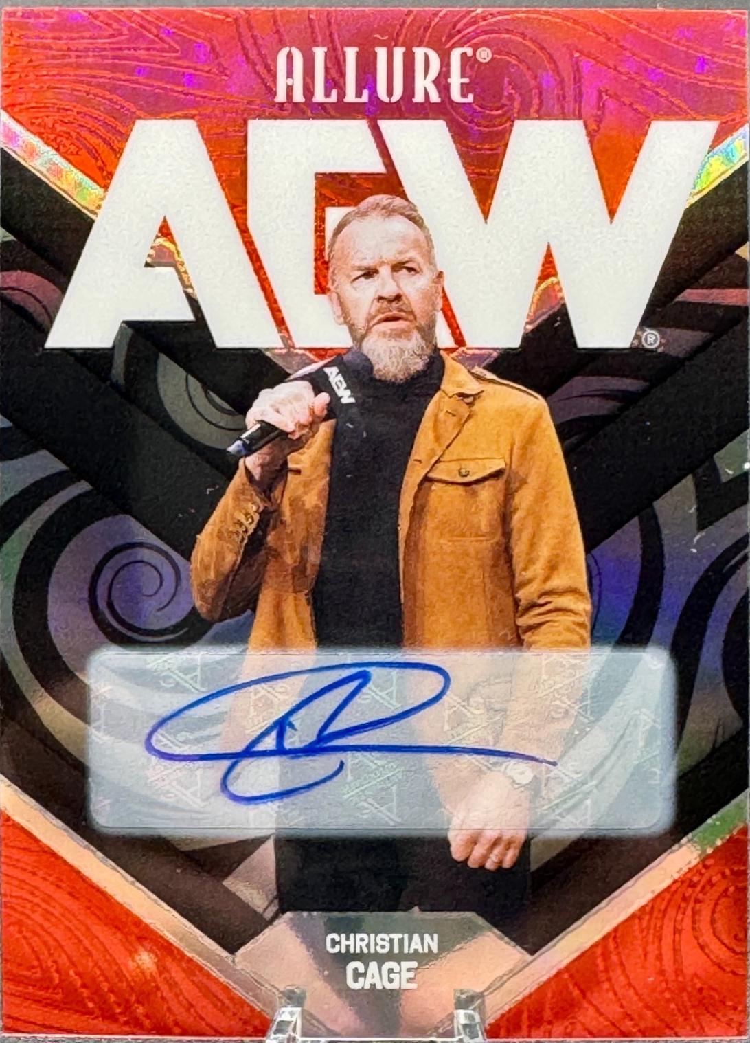 Christian Cage [Red Autograph] #5