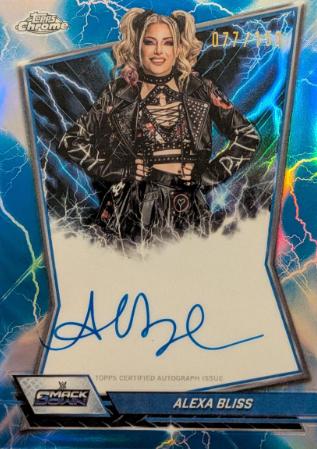 Alexa Bliss [Blue Refractor] #BBA-BLI