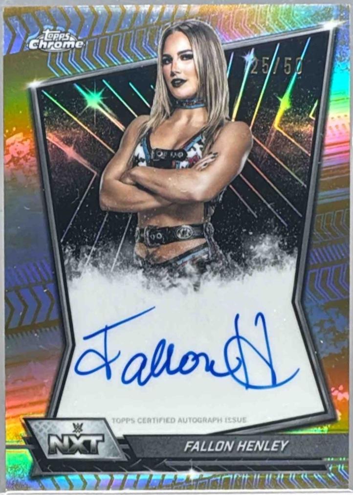 Fallon Henley [Gold Refractor] #NXT-FAL